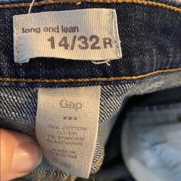 GAP Long and Lean dark wash denim jean - Picture 2 of 8